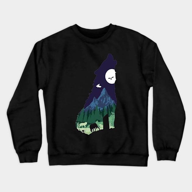 Pride of the forest Crewneck Sweatshirt by Gigan91